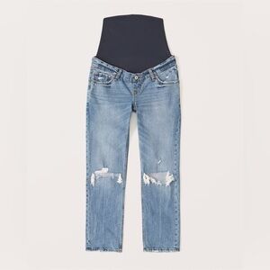 Abercrombie maternity ankle straight Jean